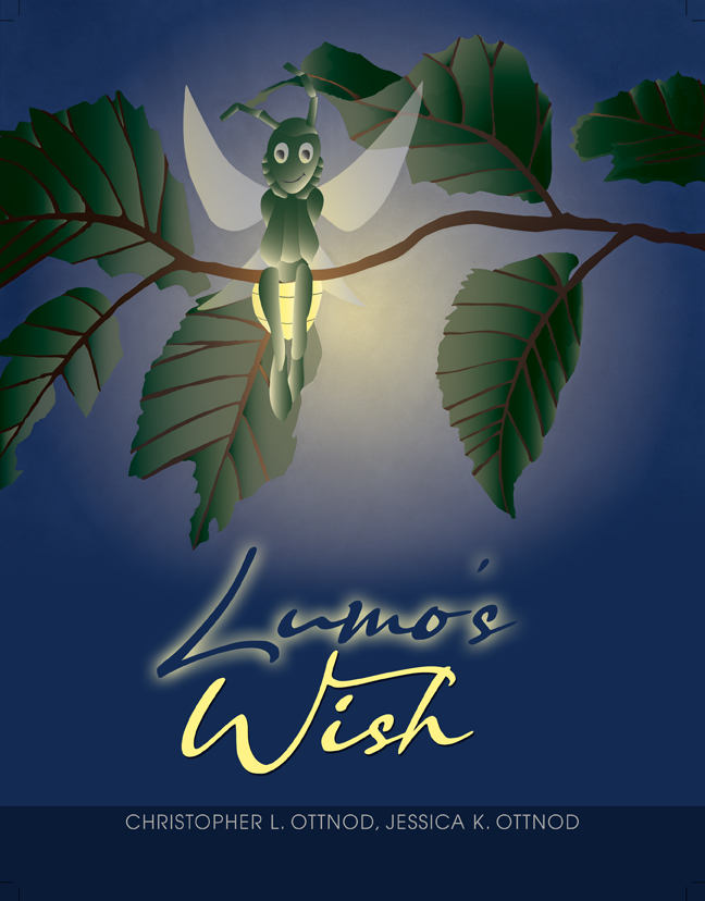 A book cover with the title Lumo's Wish